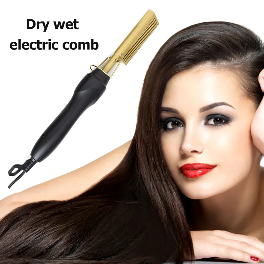 Electric Hair Straightening Comb