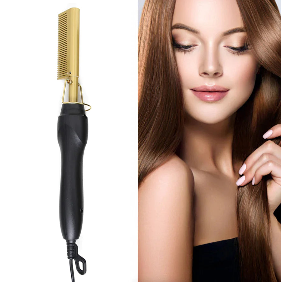 Electric Hair Straightening Comb