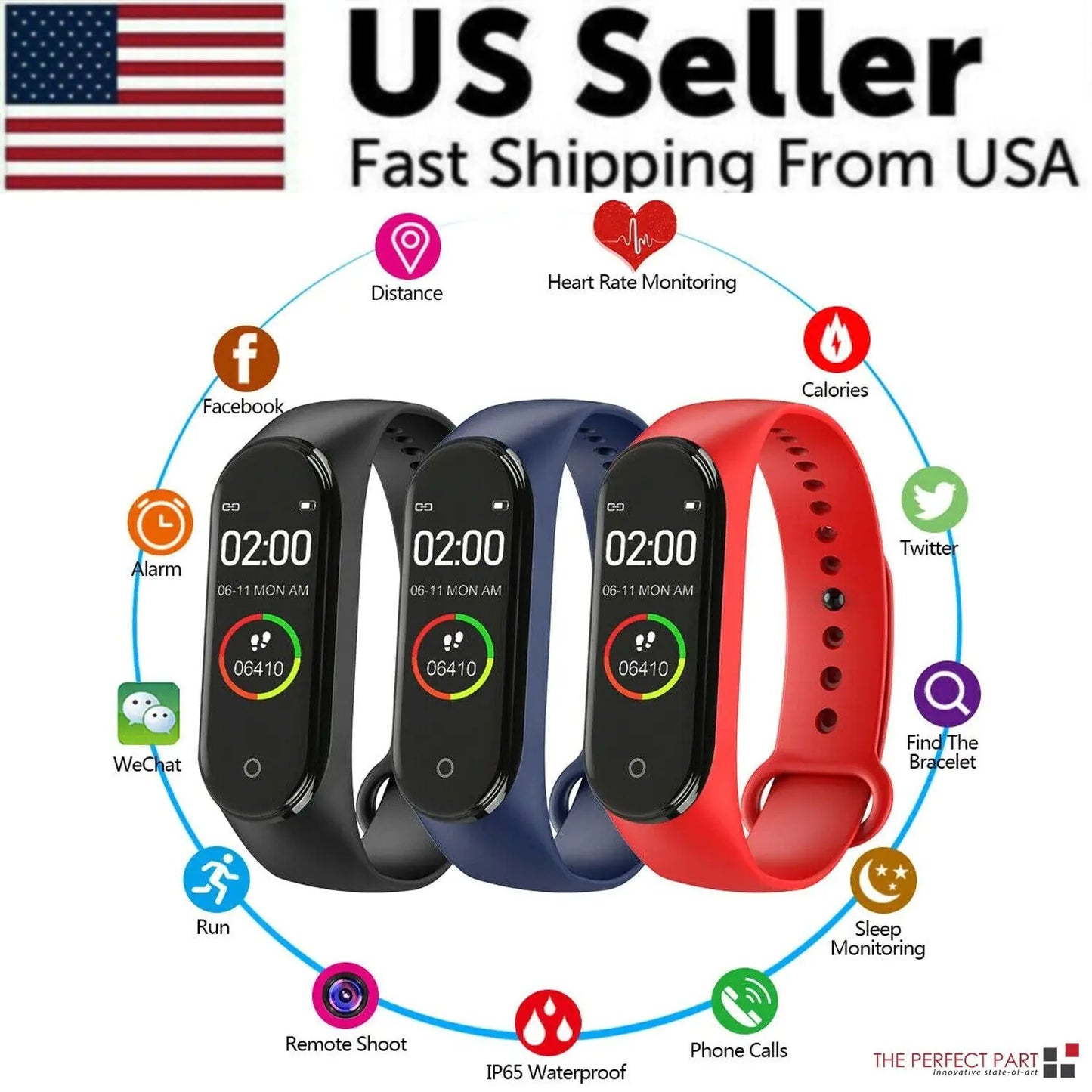 M4 Smart Fitness Tracker