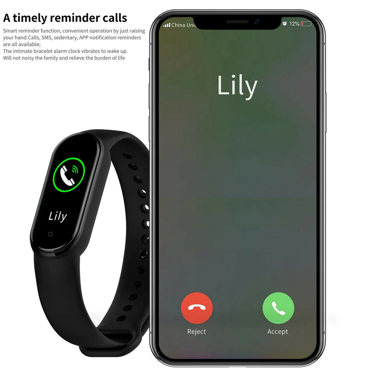 M4 Smart Fitness Tracker