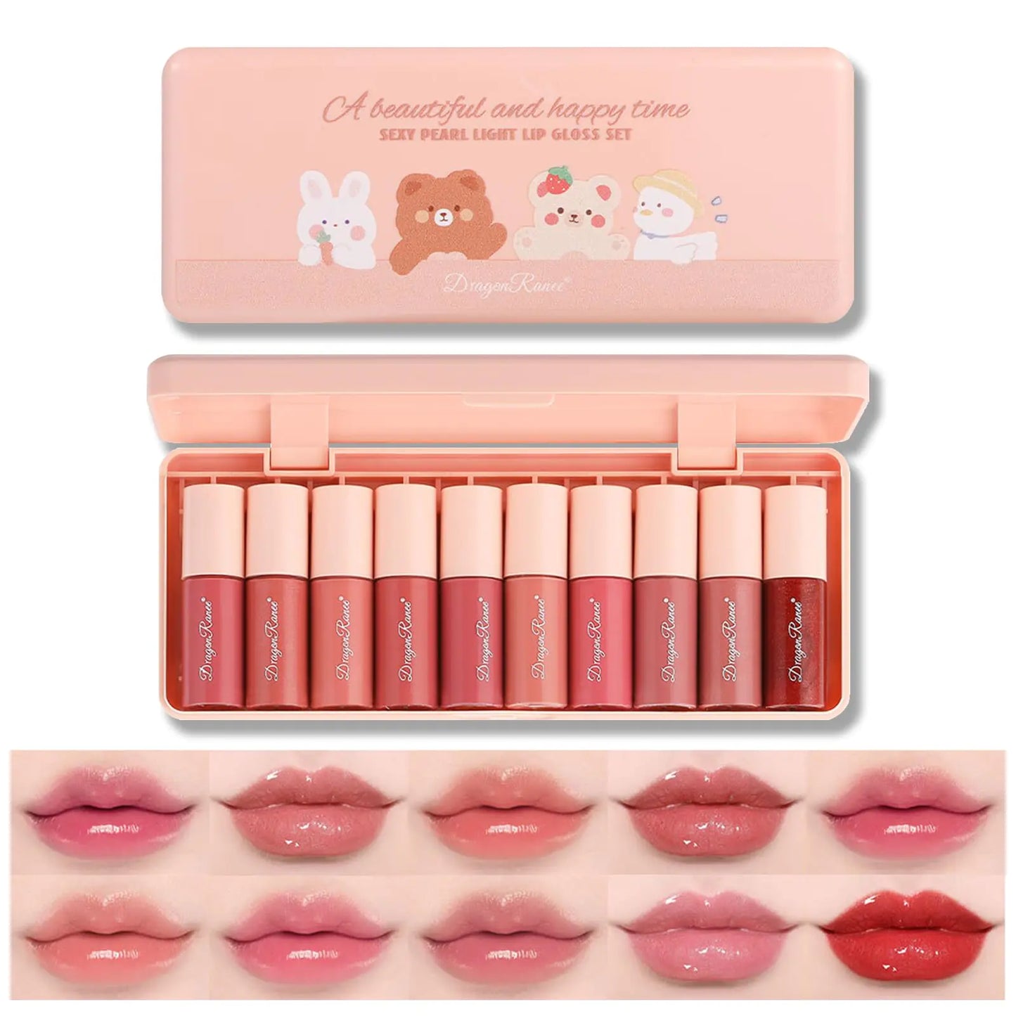 10-Color Velvet Lip Tint Set