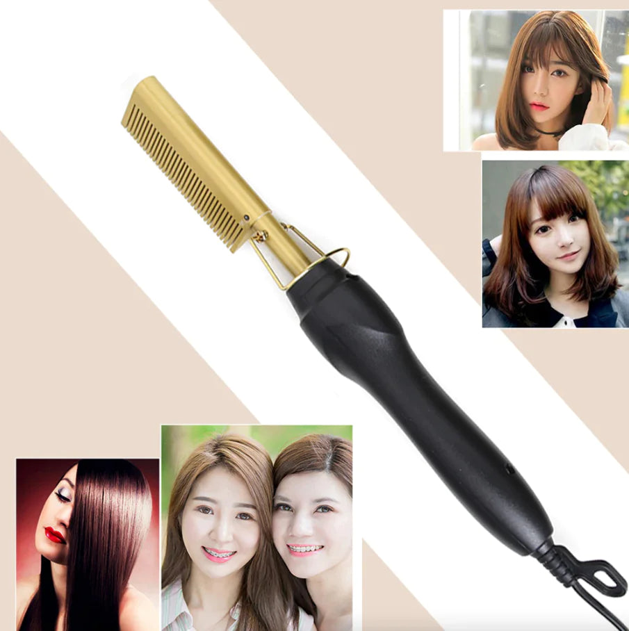 Electric Hair Straightening Comb
