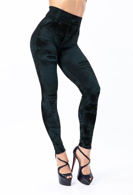 High-Waist Stretch Push-Up Leggings