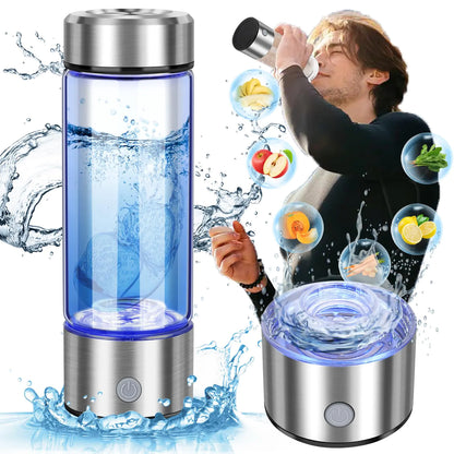 Hydrogen Water Bottle with SPE PEM