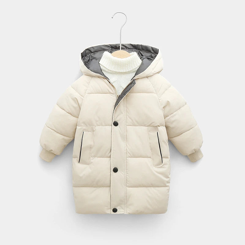 Kids Down Long Winter Coat