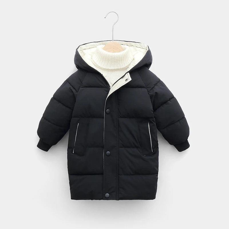 Kids Down Long Winter Coat