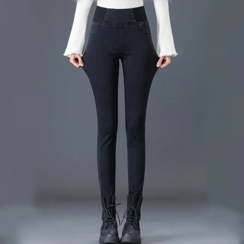 Women's High Waist Skinny Jeans Pants