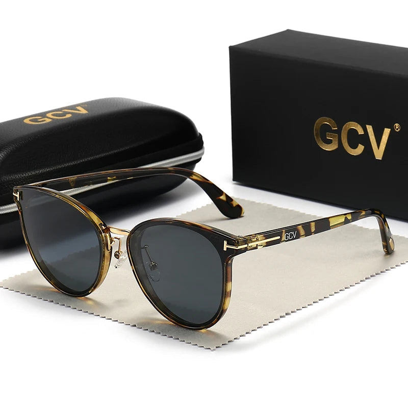 GCV Polarized Cat Eye Sunglasses for Women