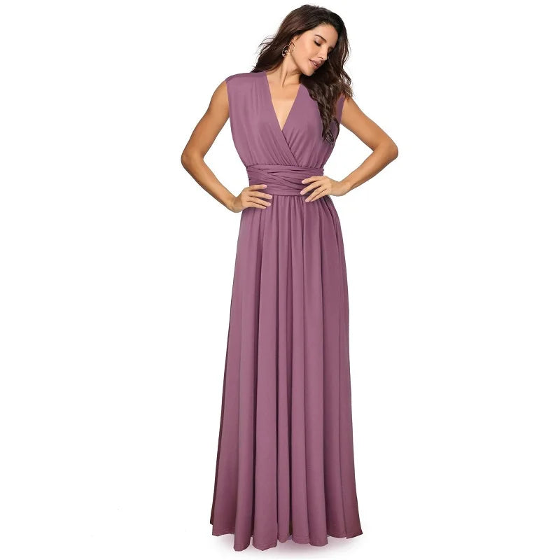 Sexy Multiway Wrap Convertible Boho Maxi Dress