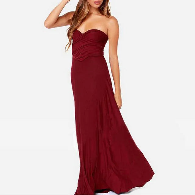 Sexy Multiway Wrap Convertible Boho Maxi Dress