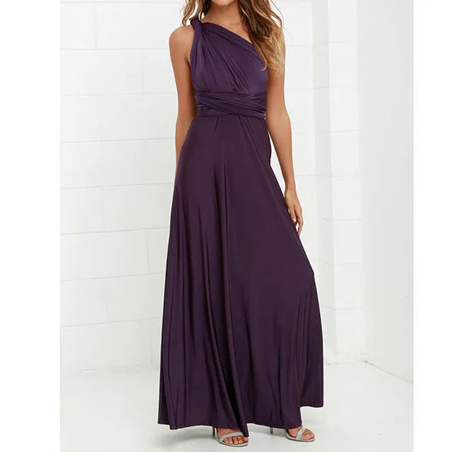 Sexy Multiway Wrap Convertible Boho Maxi Dress