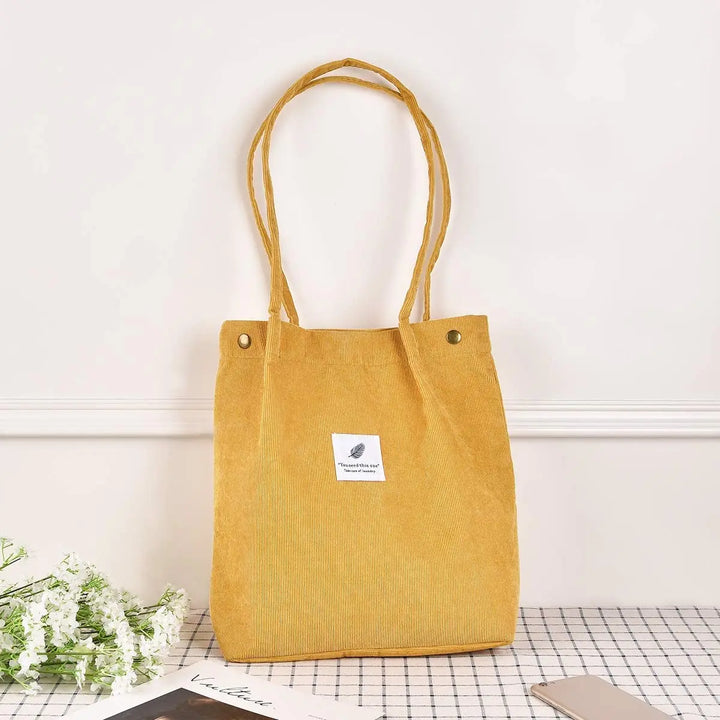 Corduroy Tote Bag