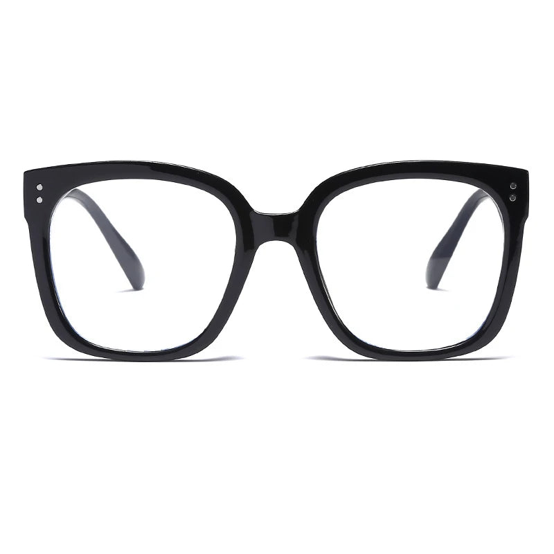 Oversized Square Eyeglasses Anti-Blue Light Frames