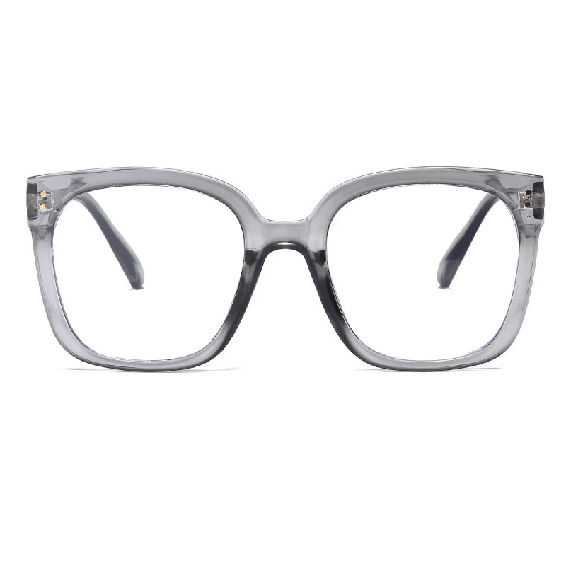 Oversized Square Eyeglasses Anti-Blue Light Frames