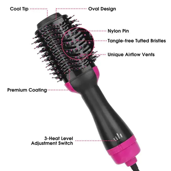 4-in-1 Hot Hair Brush