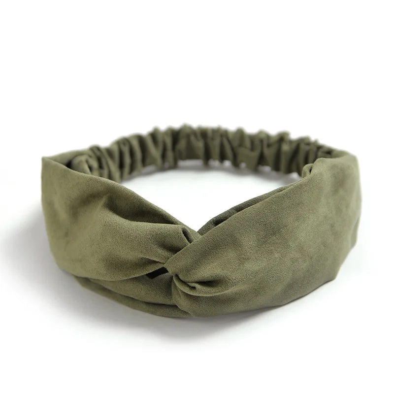 Soft Elastic Knotted Headband