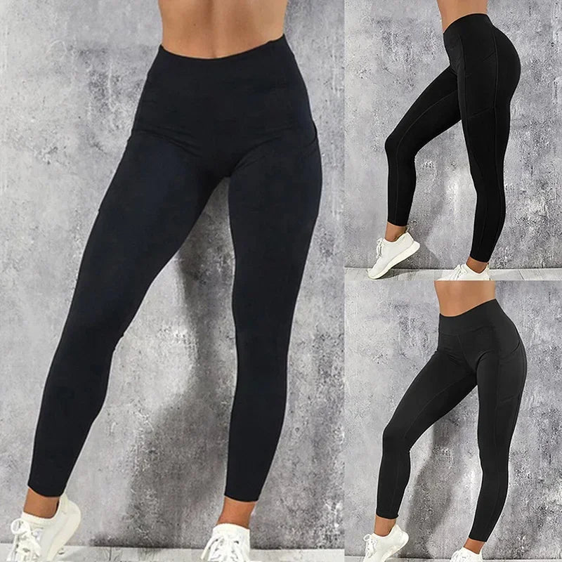 Stretchy Pocketed Gym Leggings