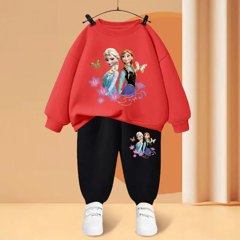 Disney Elsa Princess Kids Tracksuit Hoodie