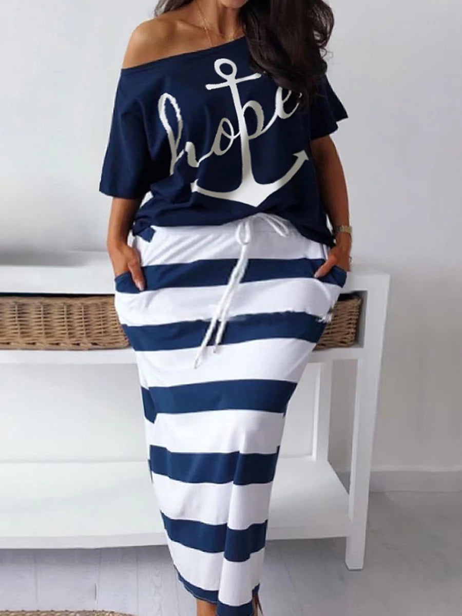 Plus Size Two-Piece Matching Set