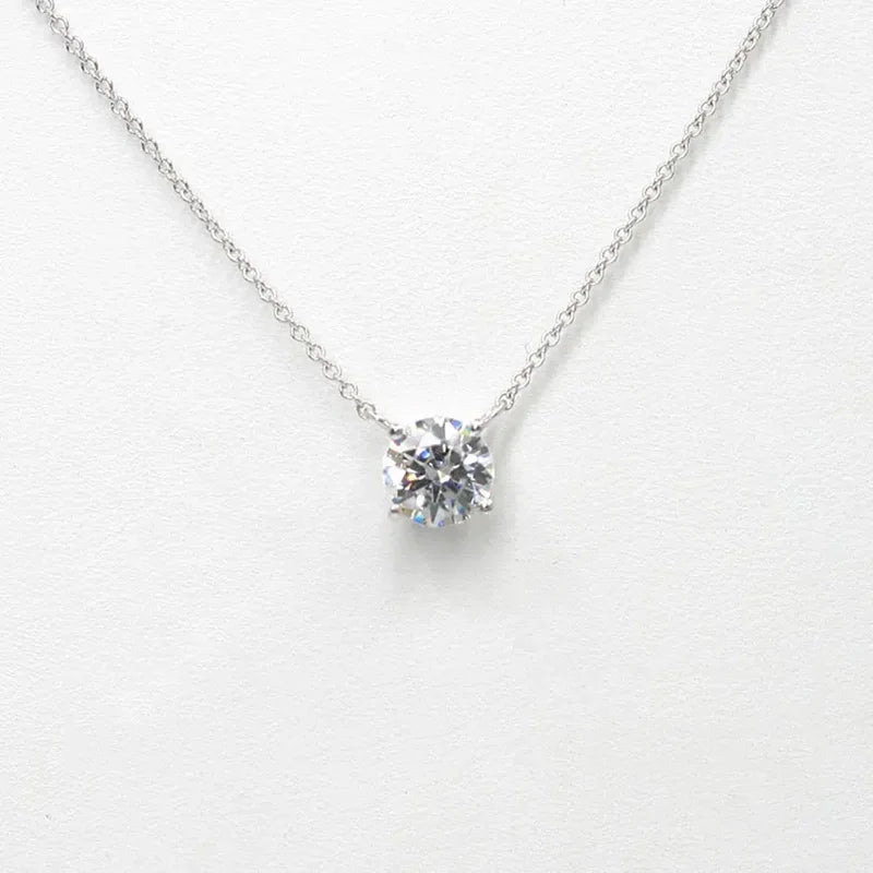 Moissanite Solitaire Pendant Necklace