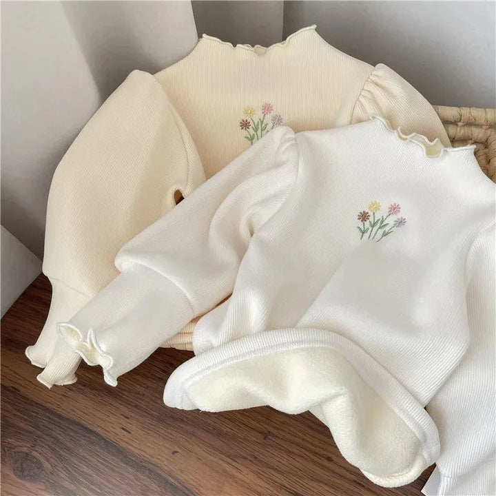 Baby Girls Puff Sleeve Sweater