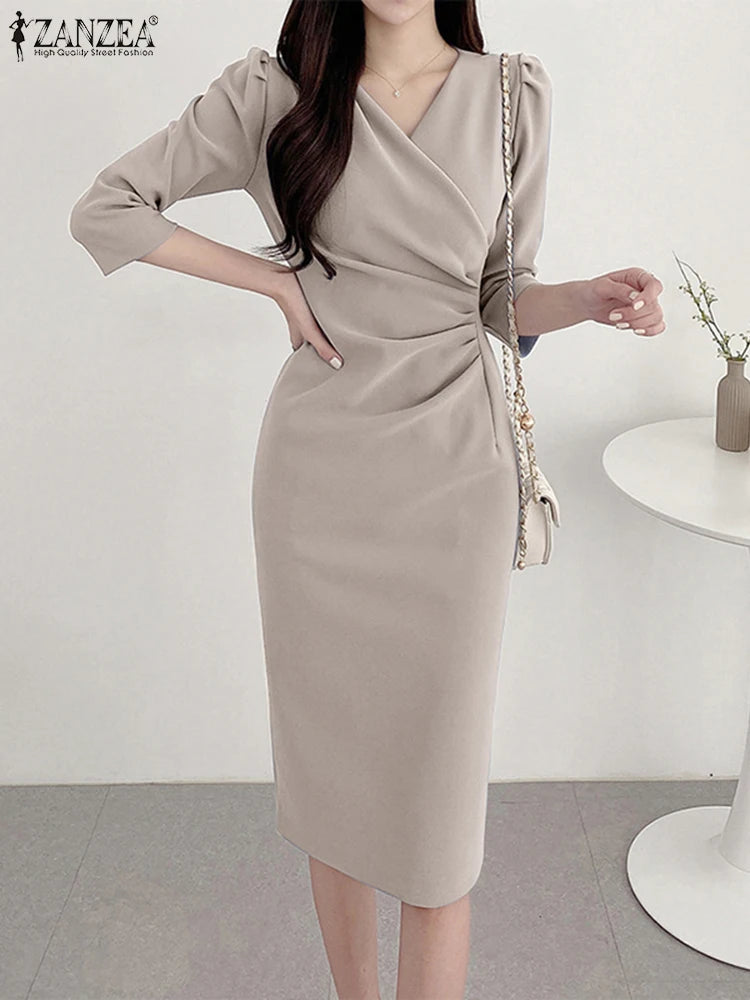 Elegant Autumn Bodycon Dress