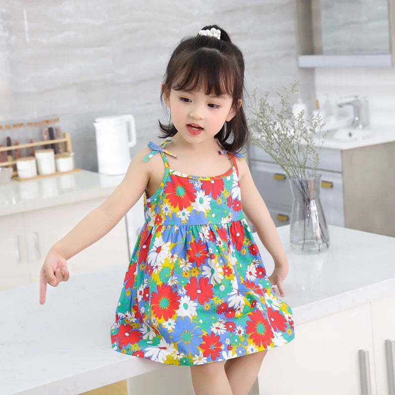 Summer Cute Girls Sleeveless Dress