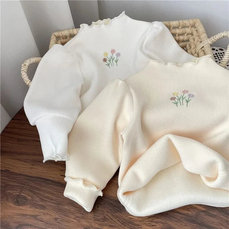 Baby Girls Puff Sleeve Sweater