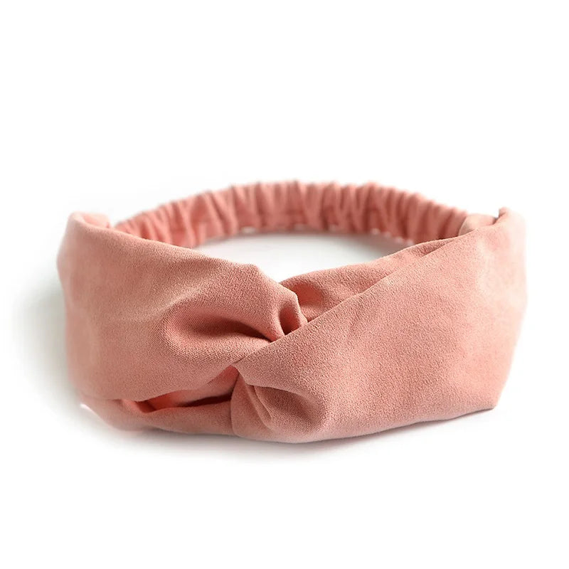 Soft Elastic Knotted Headband