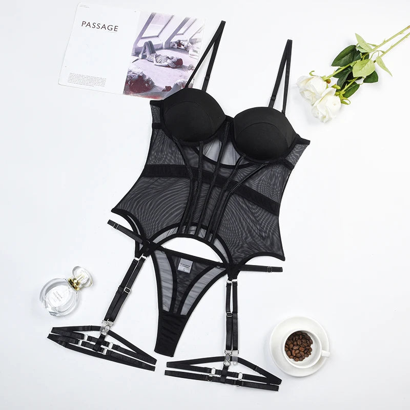 Luxury Mesh Lingerie Set