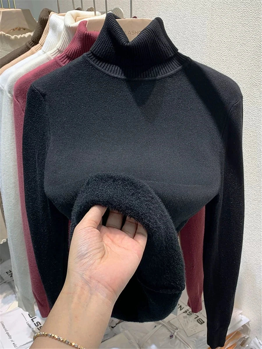 Elegant Turtleneck Winter Sweater