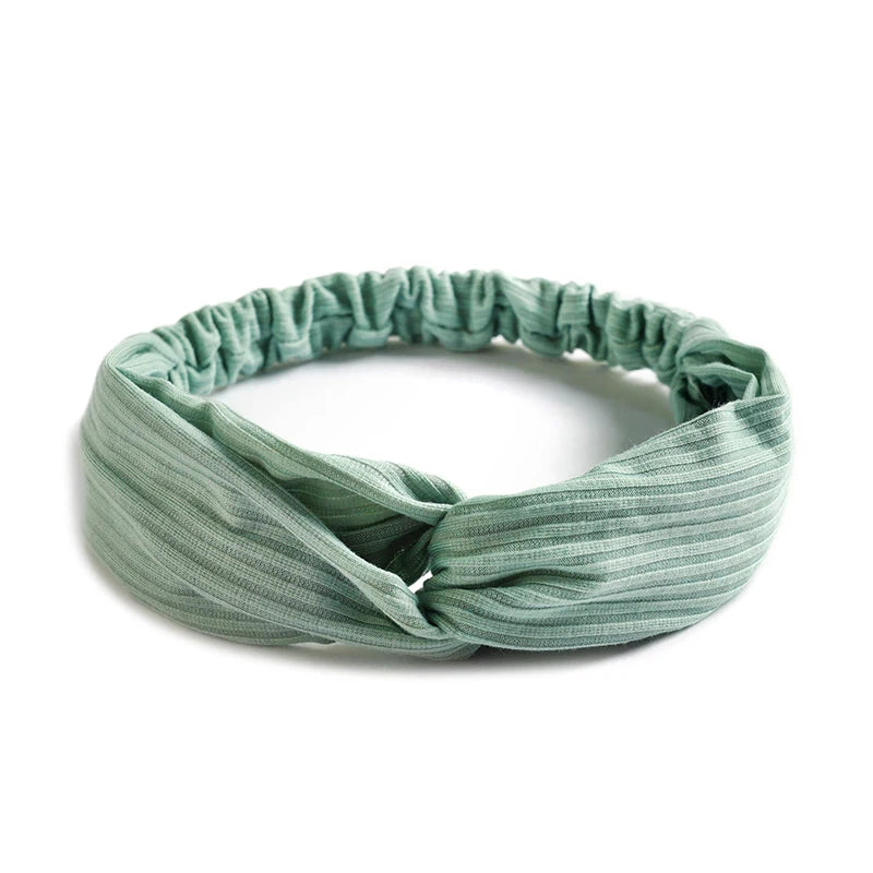 Soft Elastic Knotted Headband