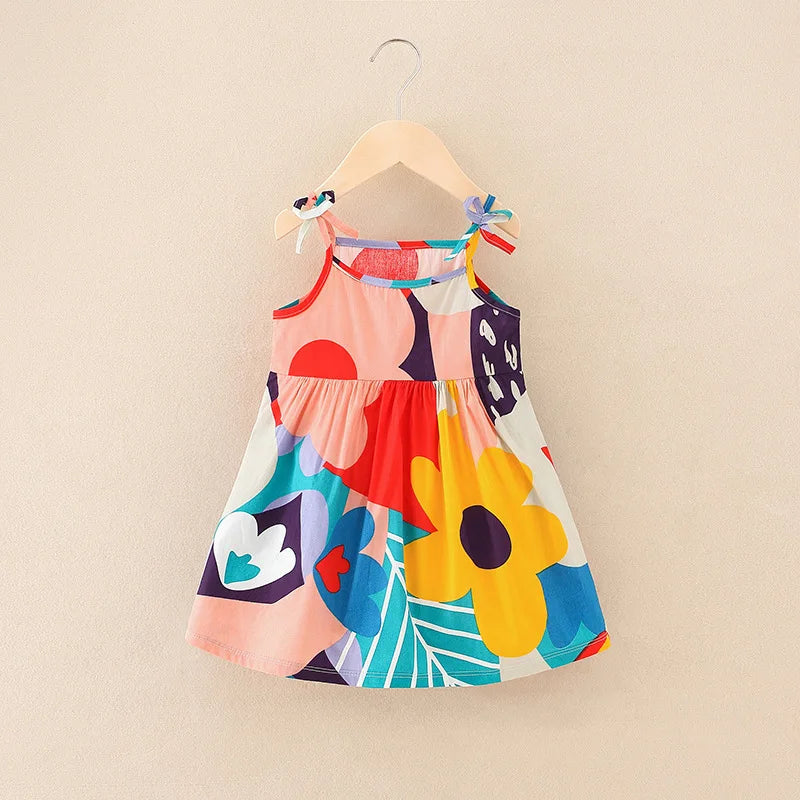 Summer Cute Girls Sleeveless Dress