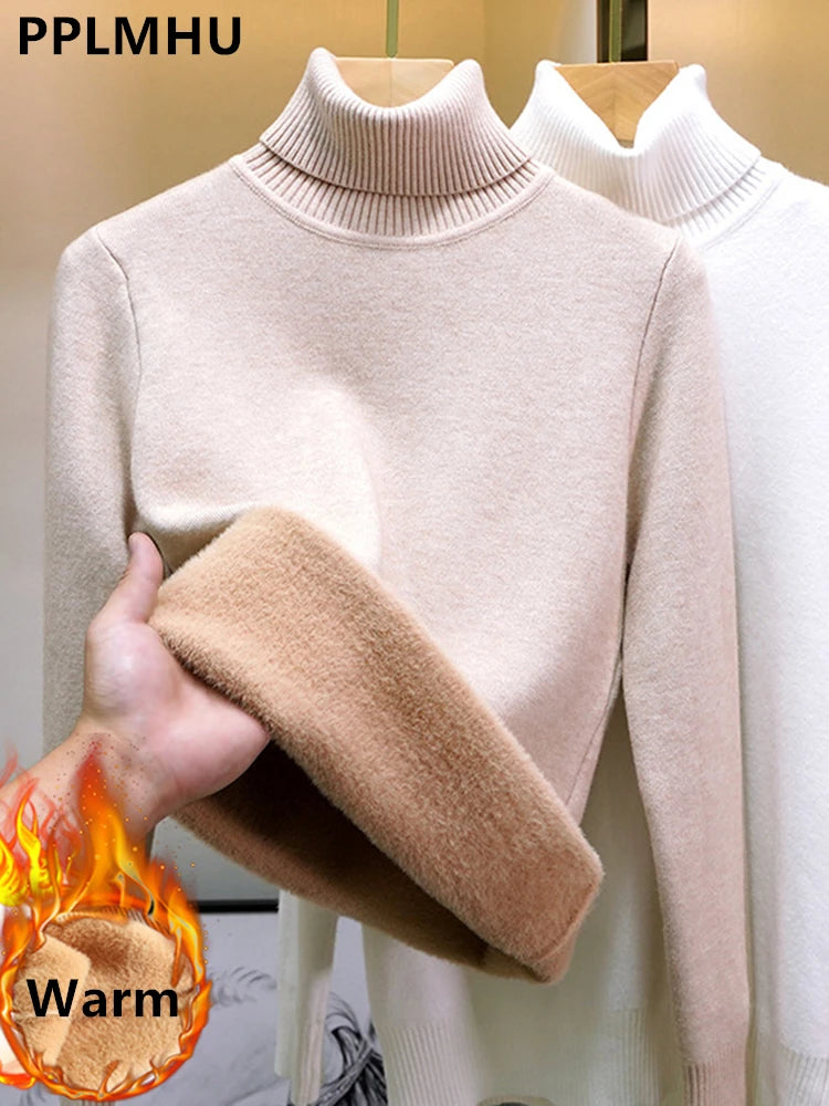 Elegant Turtleneck Winter Sweater