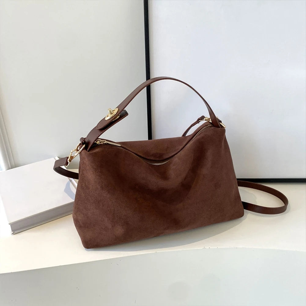 Women Suede Shoulder Bag