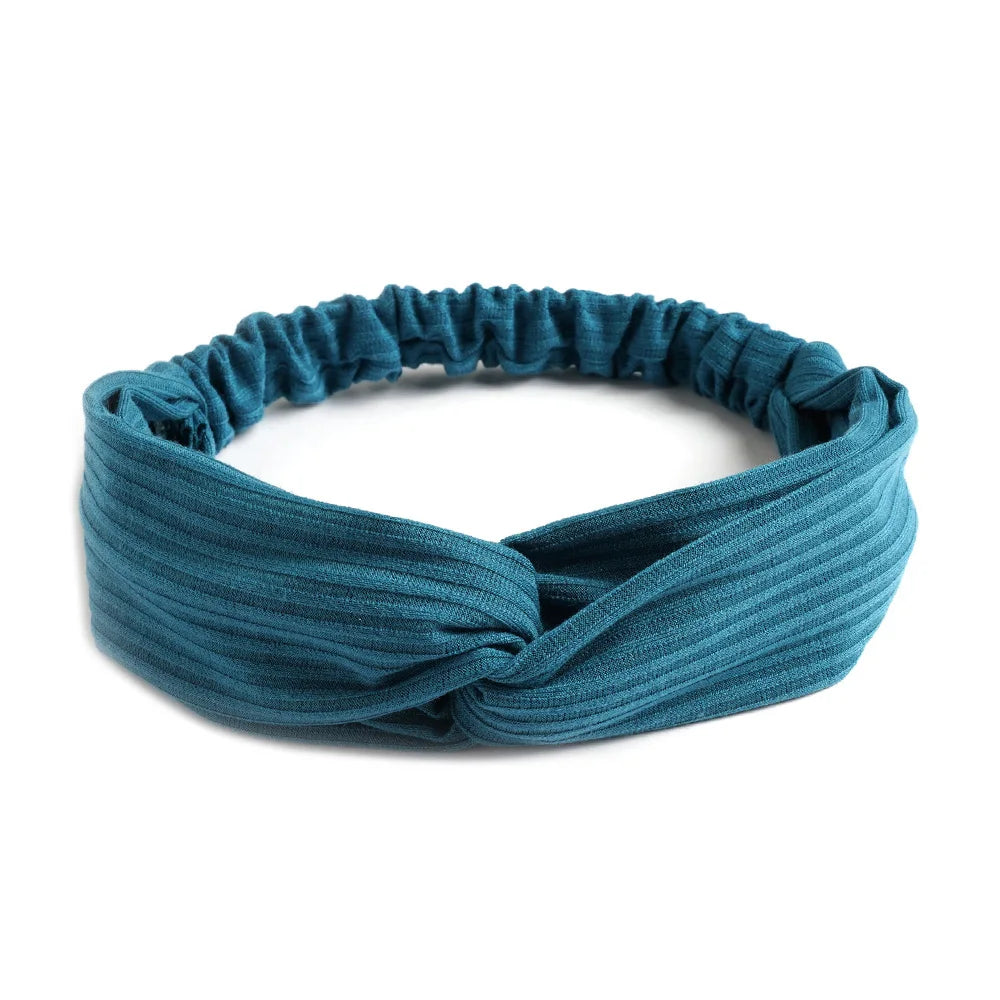 Soft Elastic Knotted Headband