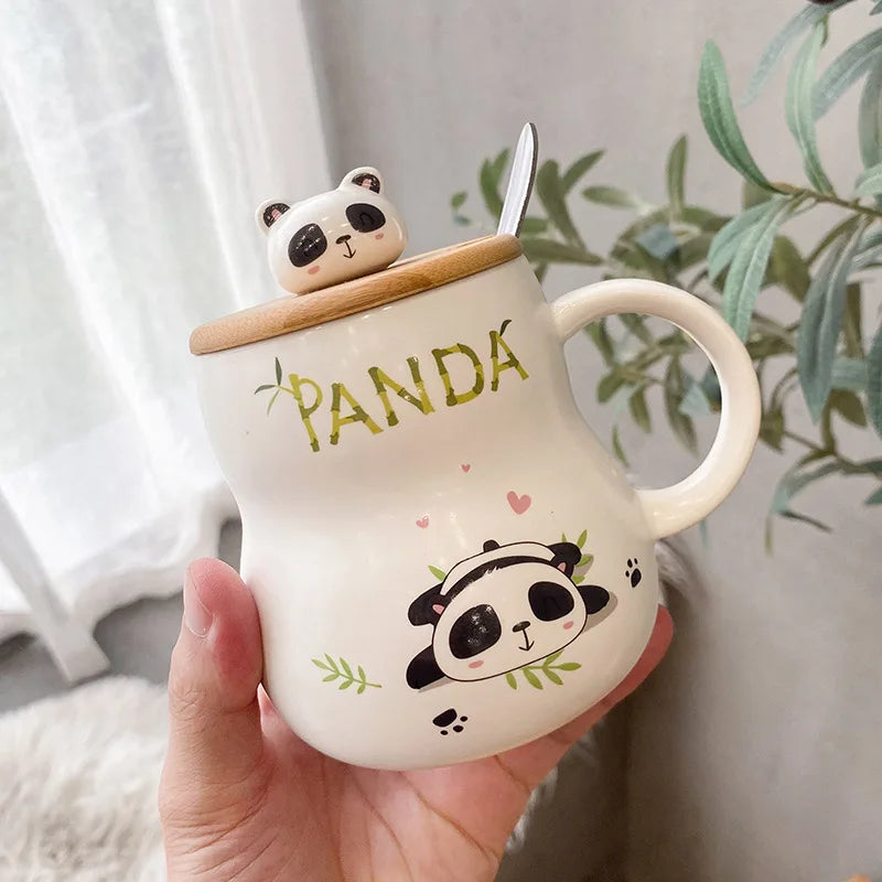 Cute Cartoon Panda Ceramic Mug