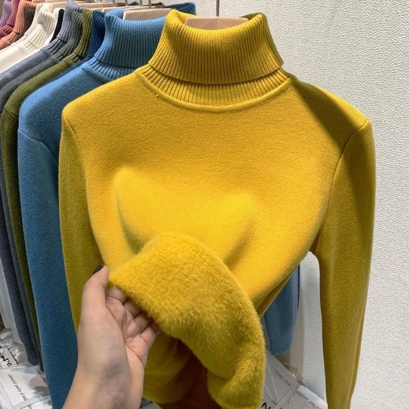 Elegant Turtleneck Winter Sweater