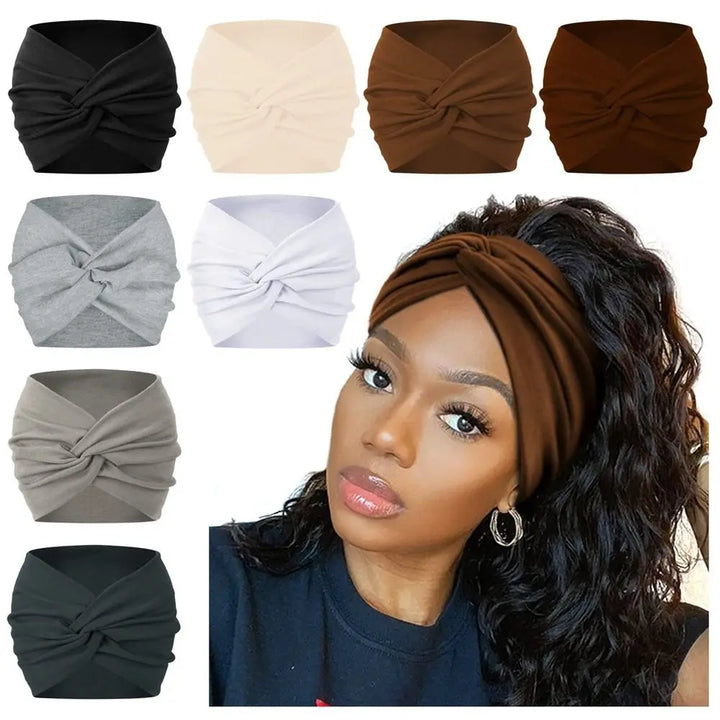 Extra Large Wide Twisted Workout Headband