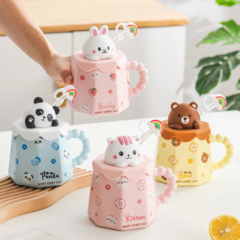 400ml Cartoon Ceramic Mug