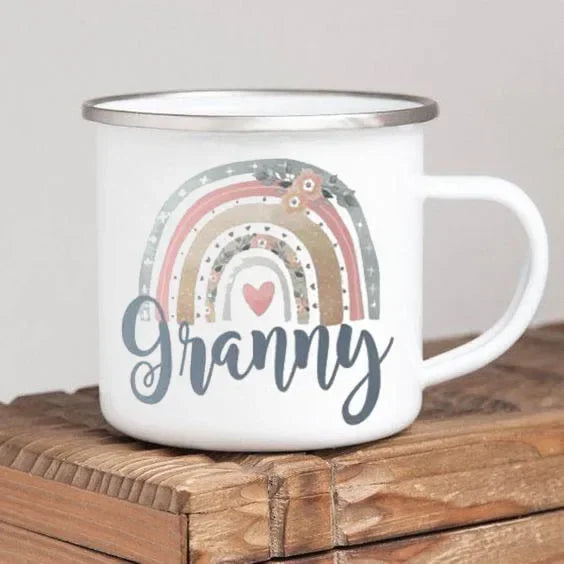 World’s Best Grandma Enamel Mug