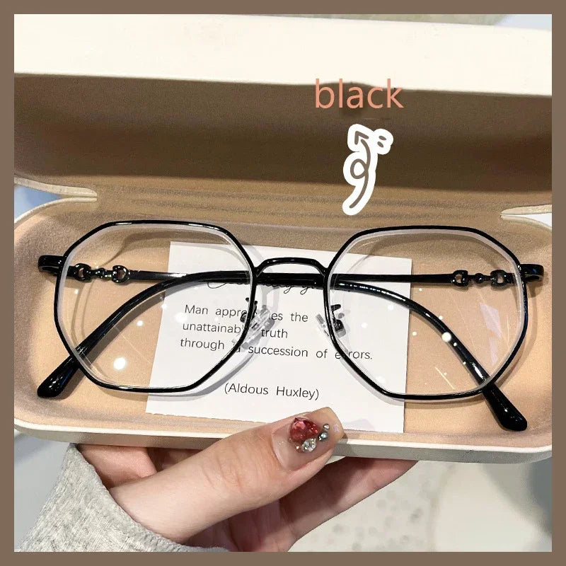 Luxury Anti-Blue Light Myopia Glasses