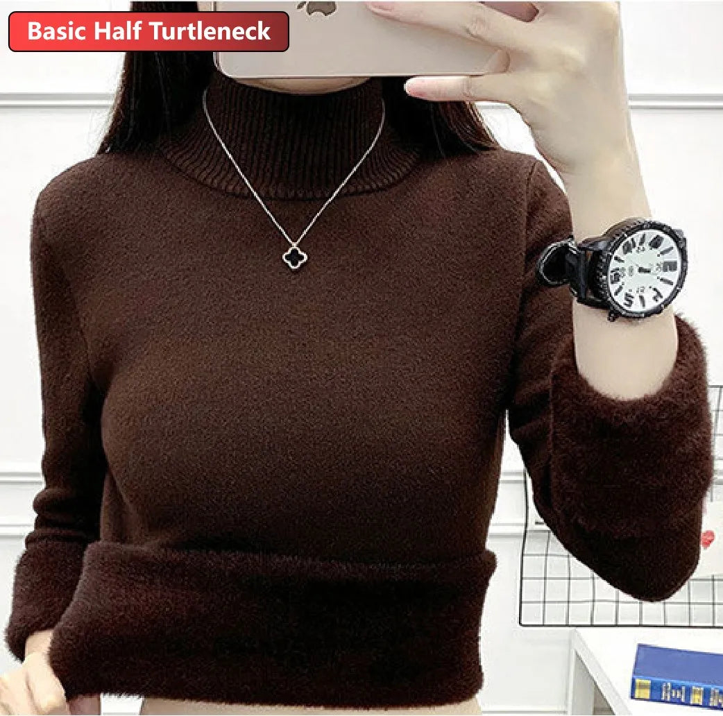 Elegant Turtleneck Winter Sweater