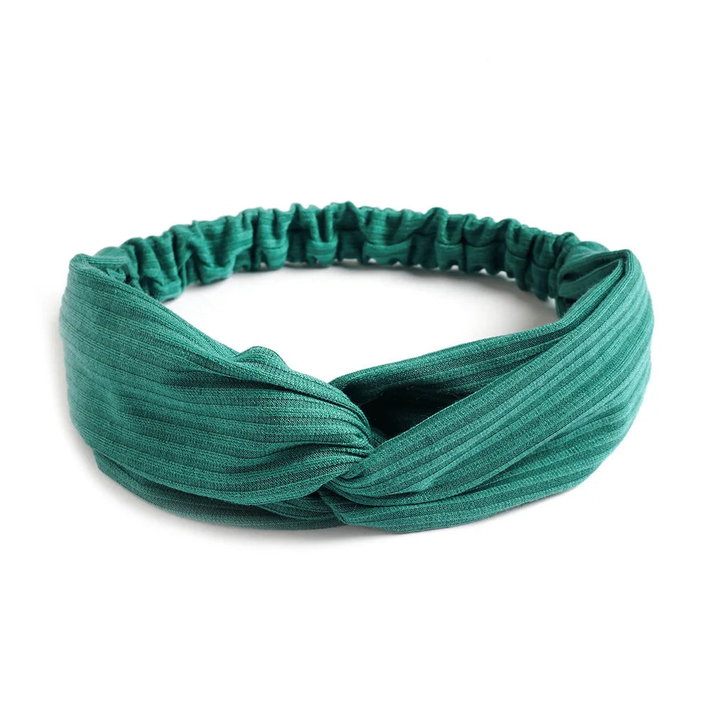 Soft Elastic Knotted Headband