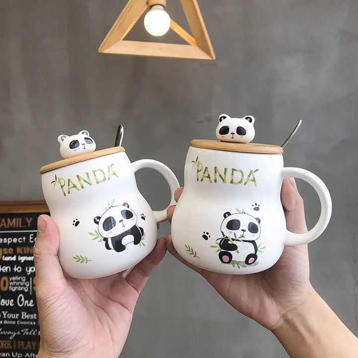 Cute Cartoon Panda Ceramic Mug