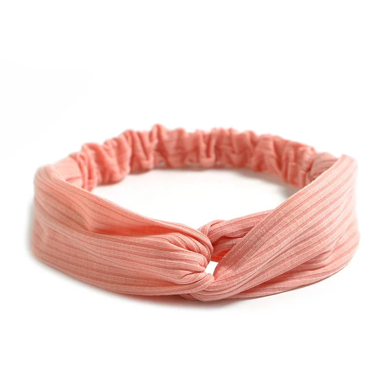 Soft Elastic Knotted Headband