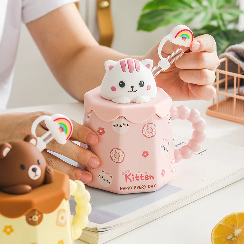 400ml Cartoon Ceramic Mug