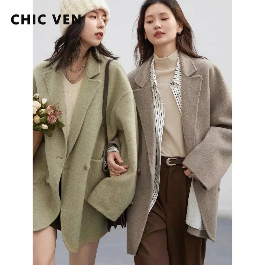 CHIC VEN Women Woolen Coat