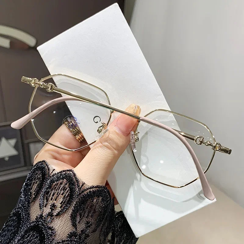 Luxury Anti-Blue Light Myopia Glasses