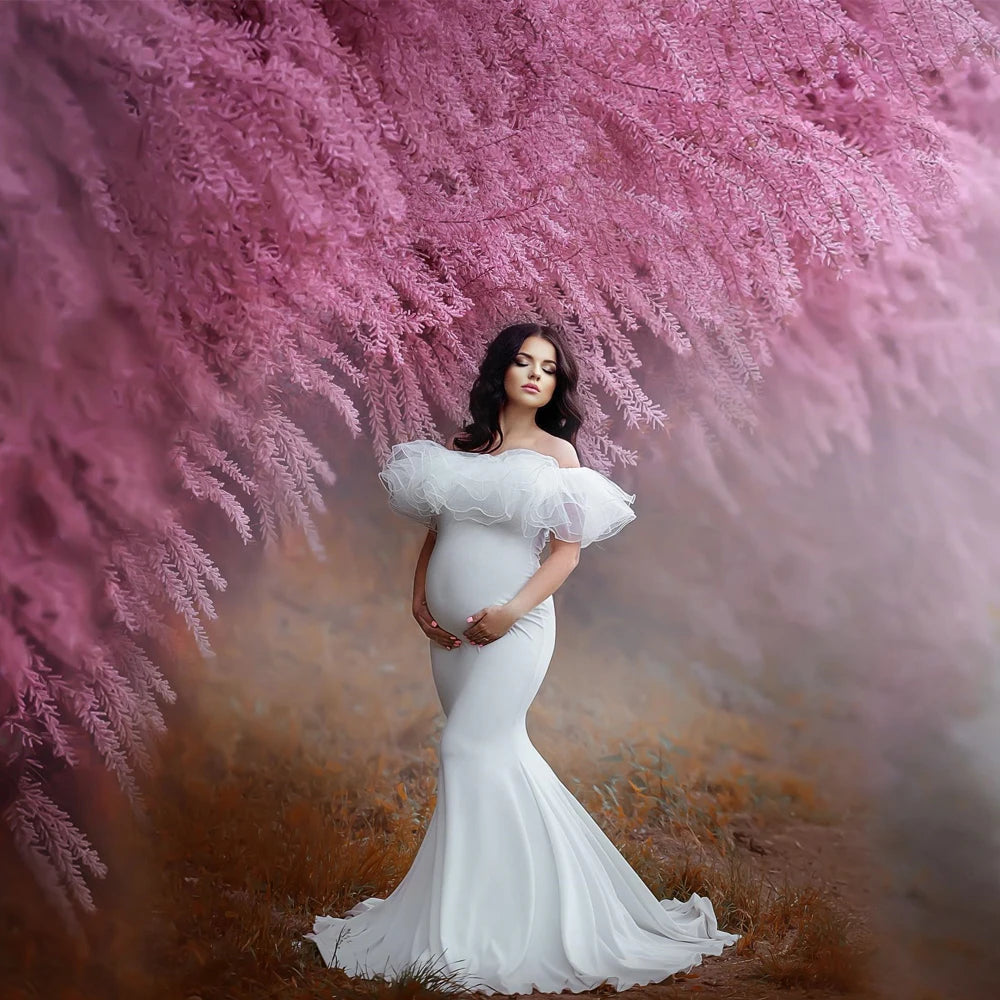 Elegant Maternity Photography Dress